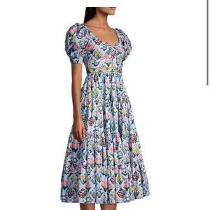 Agua by Agua Bendita Palmera MIDI Dress - EUC! Worn Once!